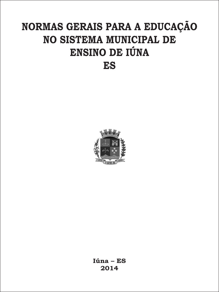 Normas de Educação em Iúna - ES | PDF | Educação Especial | Pré-escola
