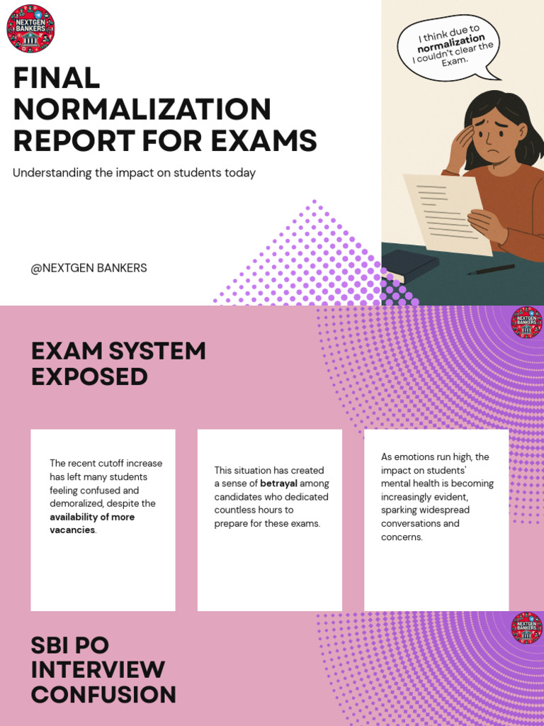 Presentation Final Normalization Report For Exams 20250616 114819 | PDF ...