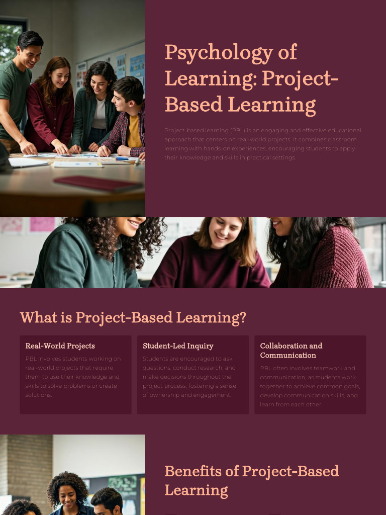 Project-Based Learning in Education | PDF | Project Based Learning ...