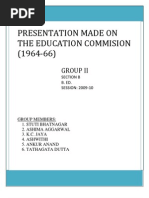 Download KOTHARI COMMISSION REPORT A PRESENTATION by Tathagata Dutta SN87669769 doc pdf