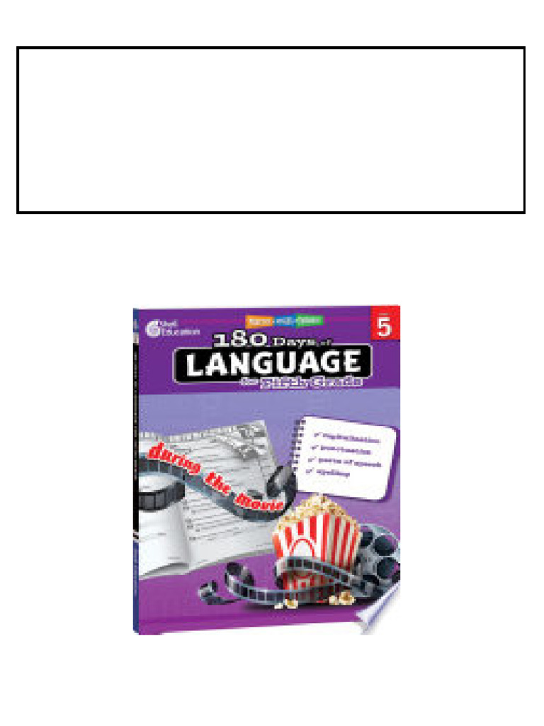 180 Days of Language for Fifth Grade Practice Assess Diagnose 1st ...