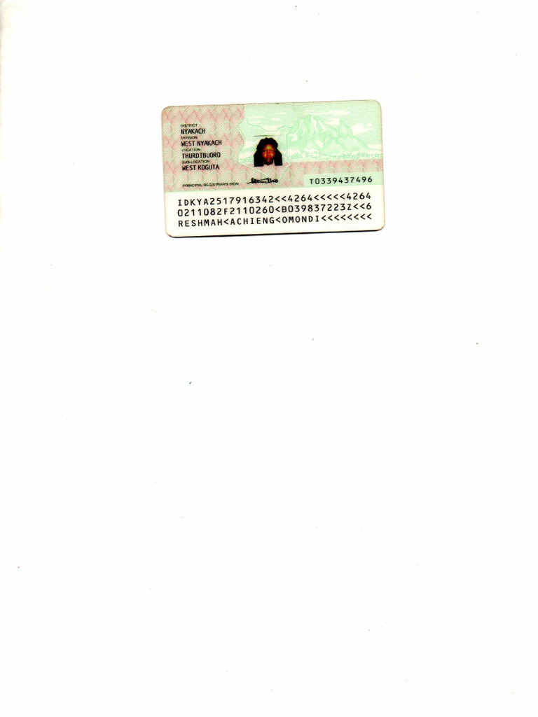Id Back | PDF