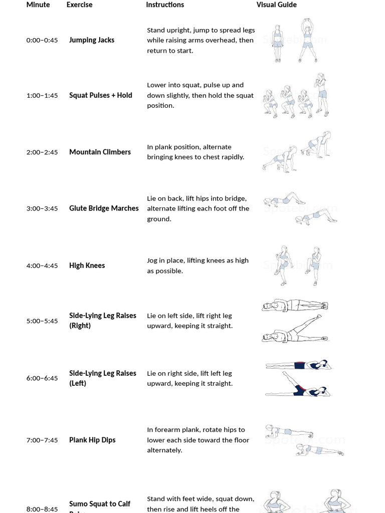 Bridge 4 Exercise Routine Guide | PDF