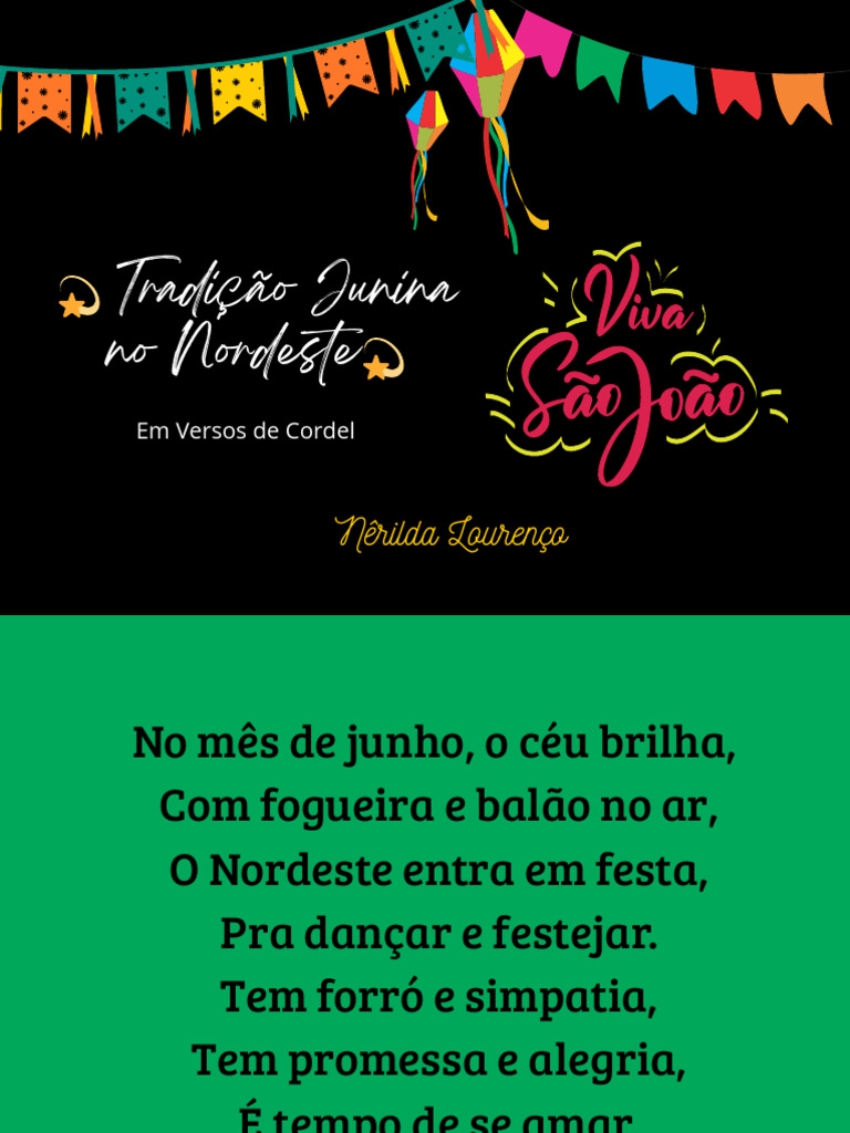 Cordel da Tradição Junina Nordeste | PDF