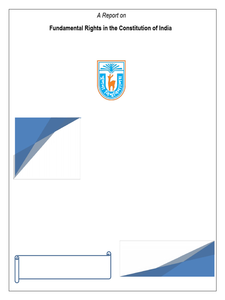 Assignment On Fundamental Rights by Group 2 - LJ 2207 | PDF | Human ...