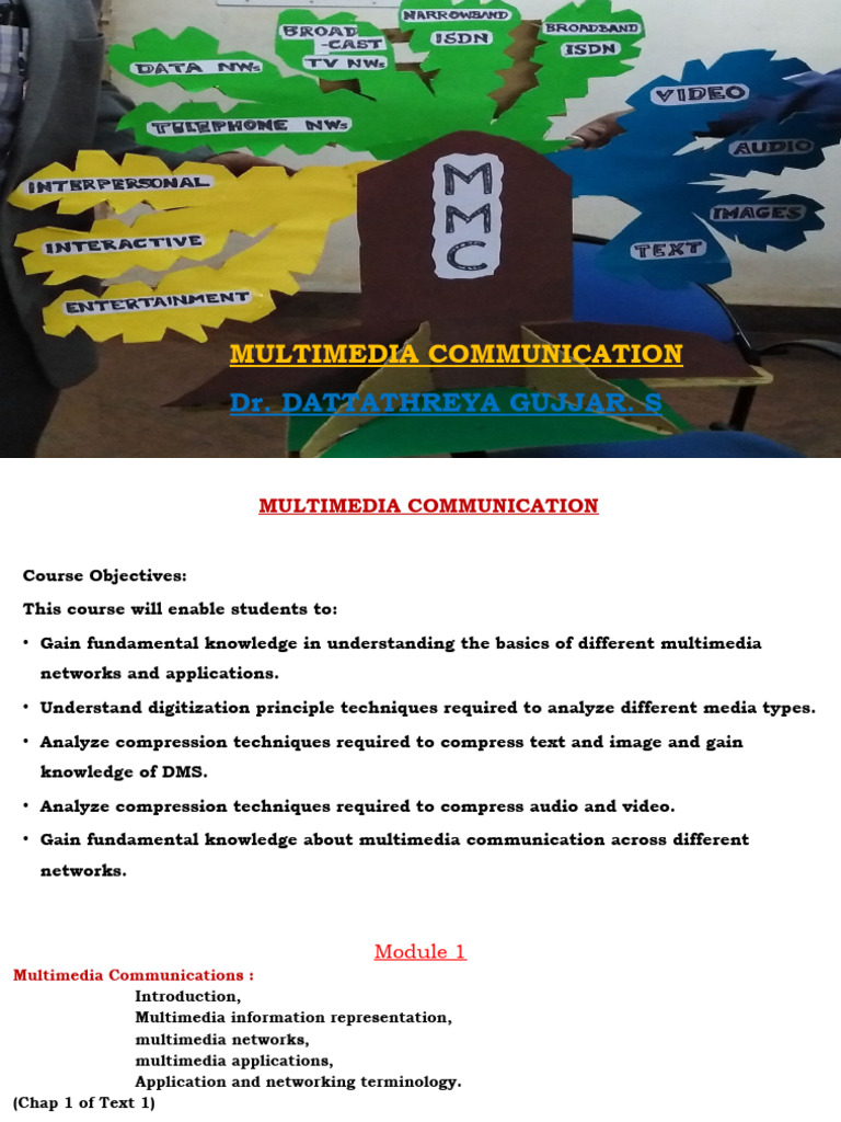Multimedia Communication Fundamentals | PDF | Computer Network | World ...