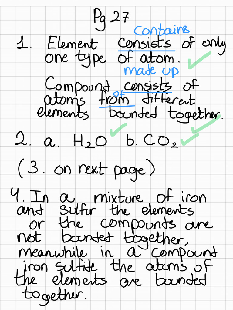 3 Atoms Combining Igcse Chemistry | PDF