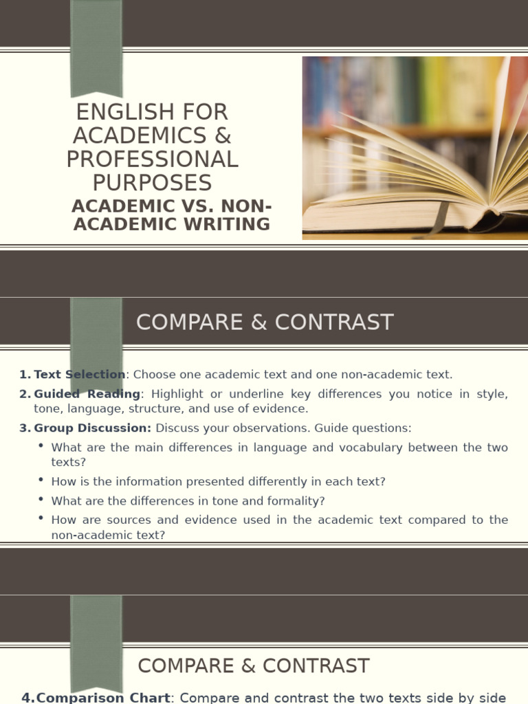 Academic vs. Non-Academic Writing Guide | PDF | Jargon | Learning