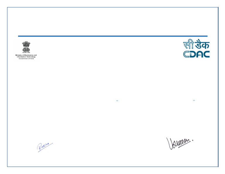 CDAC Cyber Security Course Certificate | PDF