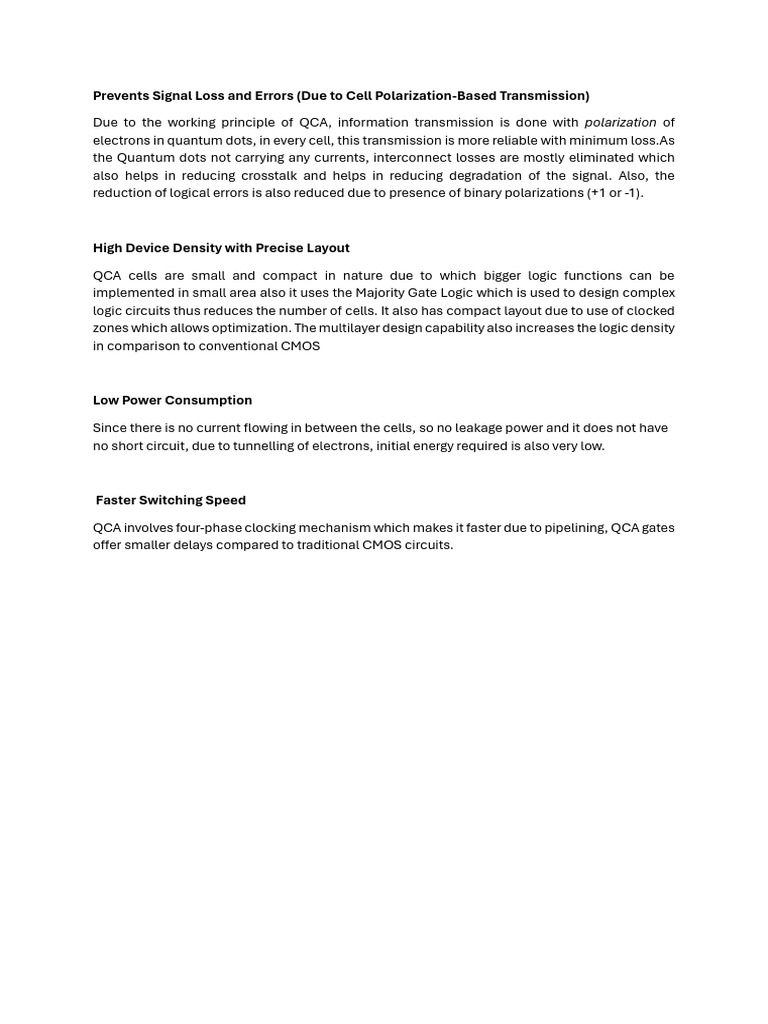 Prevents Signal Loss and Errors (Due To Cell Polarization-Based ...