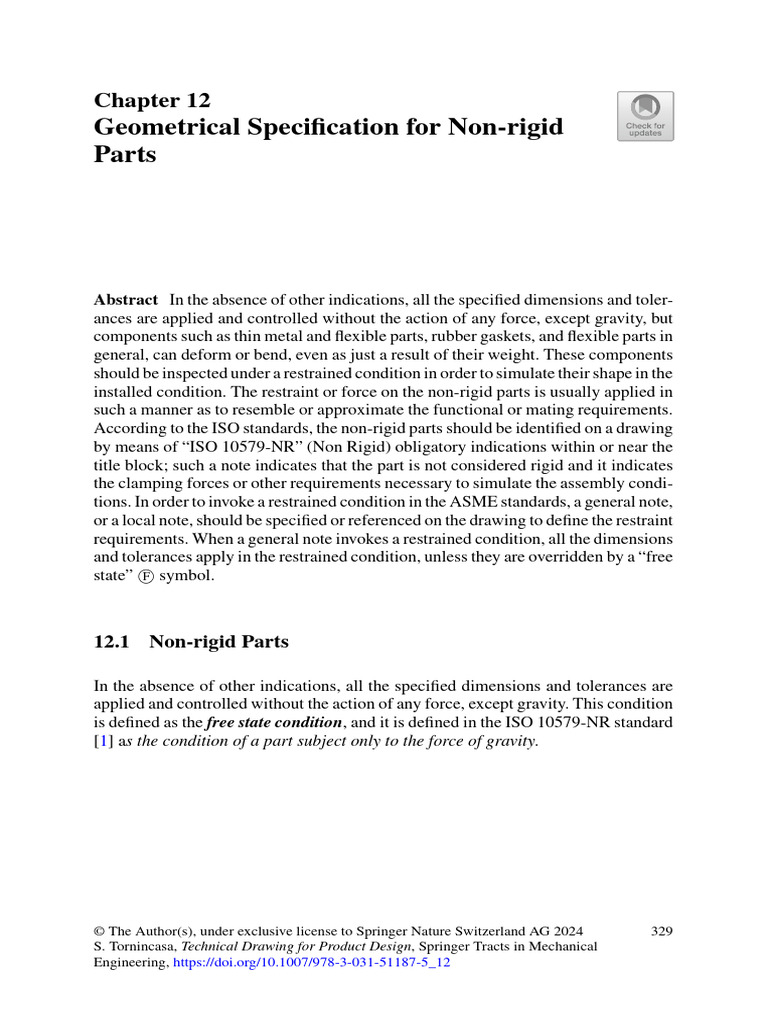 ISO 10579-NR for Non-Rigid Parts | PDF | Mechanical Engineering
