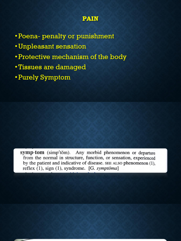 Understanding Pain: Types and Mechanisms | PDF | Pain | Diseases And ...