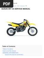 DRZ400s Manual 1 General Info DRZ400S | PDF