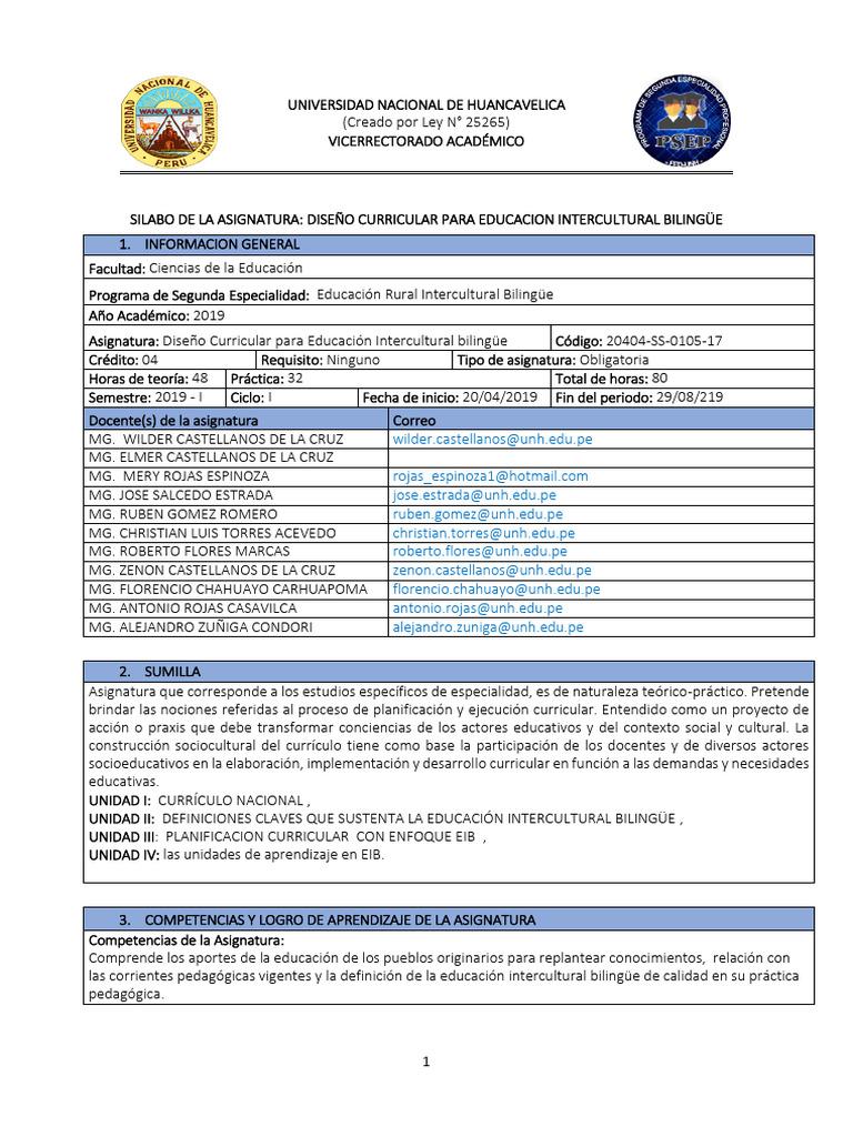 Diseño Curricular EIB en Educación | PDF | Evaluación | Plan de estudios