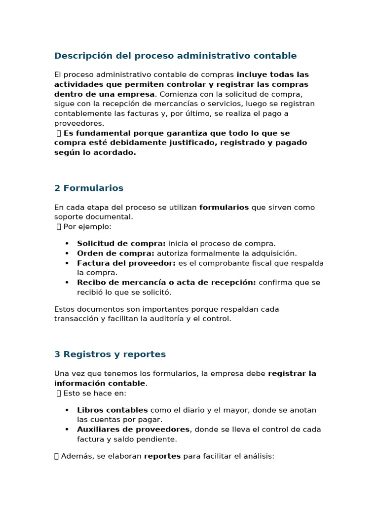 Proceso Contable de Compras Efectivo | PDF | Contabilidad | Cuentas por ...
