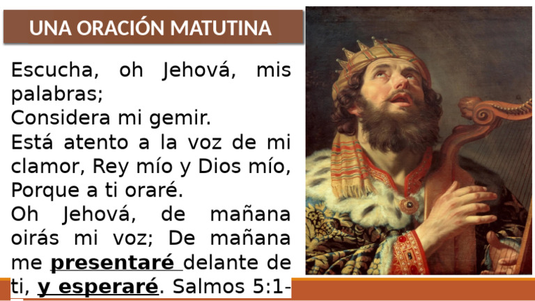 Una Oración Matutina | PDF