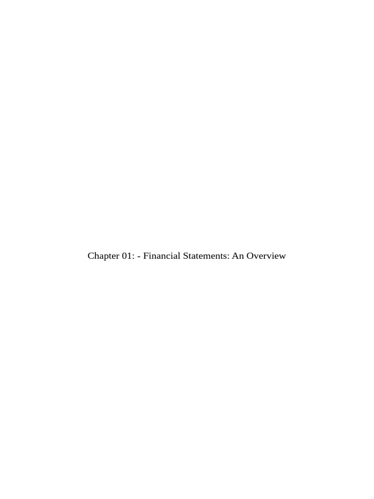 Financial Statements | PDF | Banks | Equity (Finance)