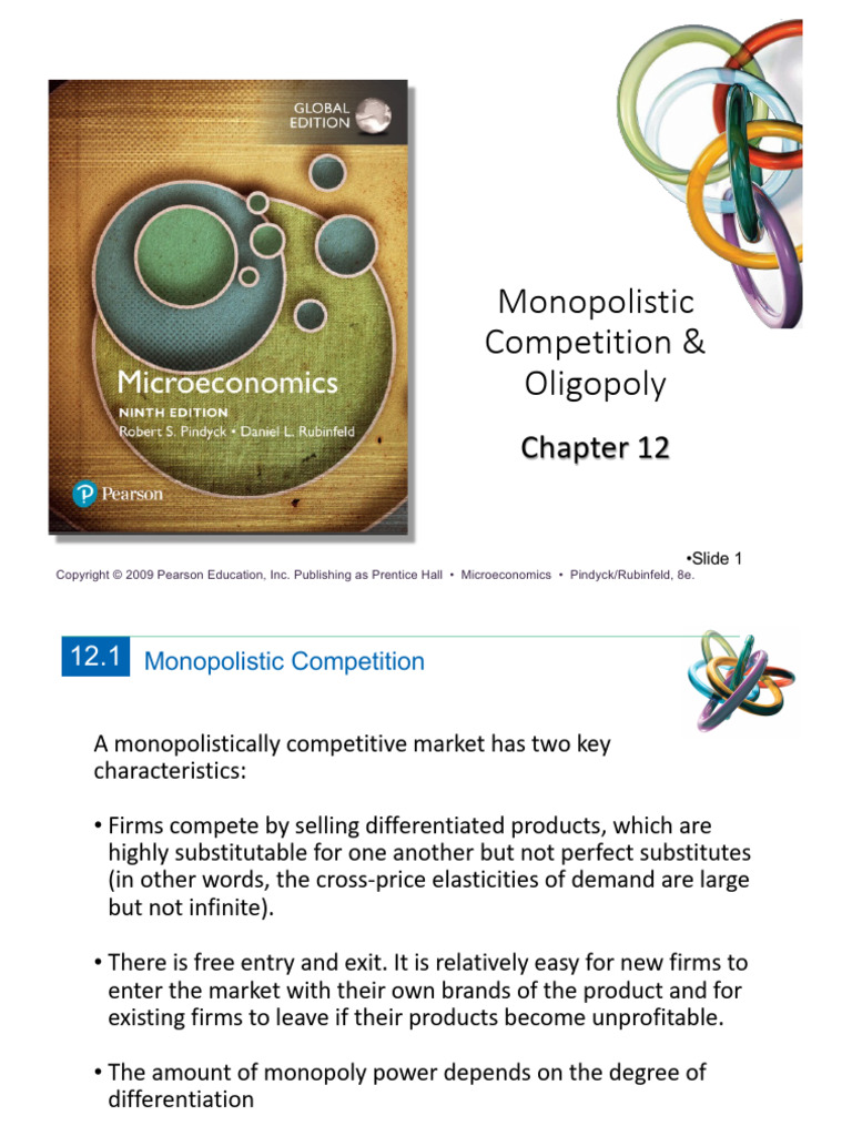 Monopolistic Competition and Oligopoly | PDF | Economic Equilibrium ...