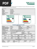 AHU Specifications and CFM Data | PDF | Mechanical Engineering