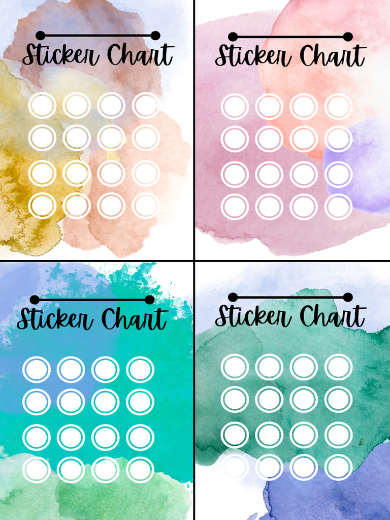 Sticker Chart Sticker Chart | PDF