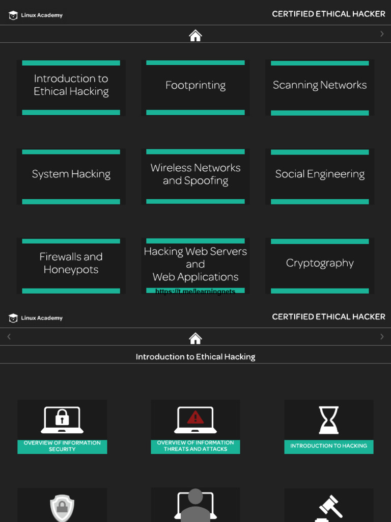 001 Certified Ethical Hacker CEH Linux Academys Prep Course PDF | PDF ...