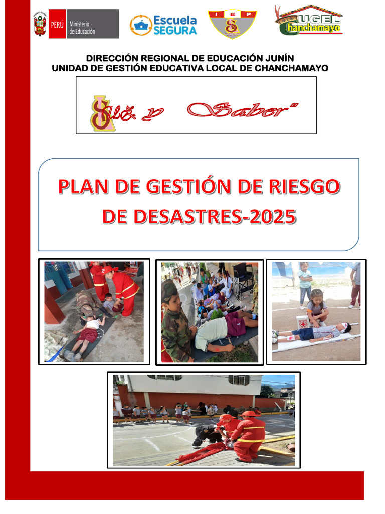 Plan de Gestión de Riesgo 2025 IEP Luz y Saber | PDF | Radiación ...