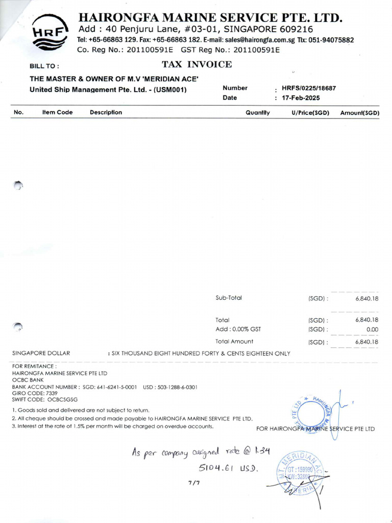 Provision Receipt (21-Feb-2025) | PDF