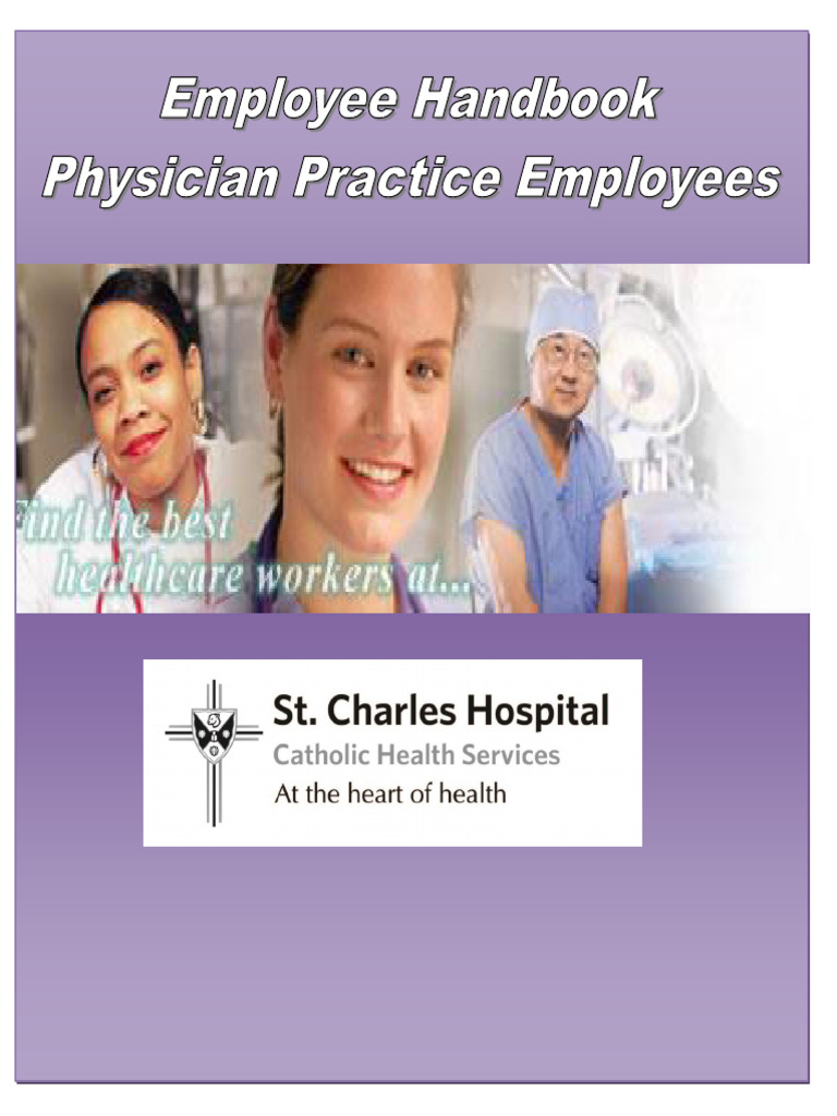 SCH Employee Handbook 10 2014 Phys Practice Final | PDF | Employment ...