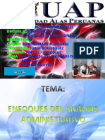 Resumen de Los Enfoques Del Análisis Administrativo