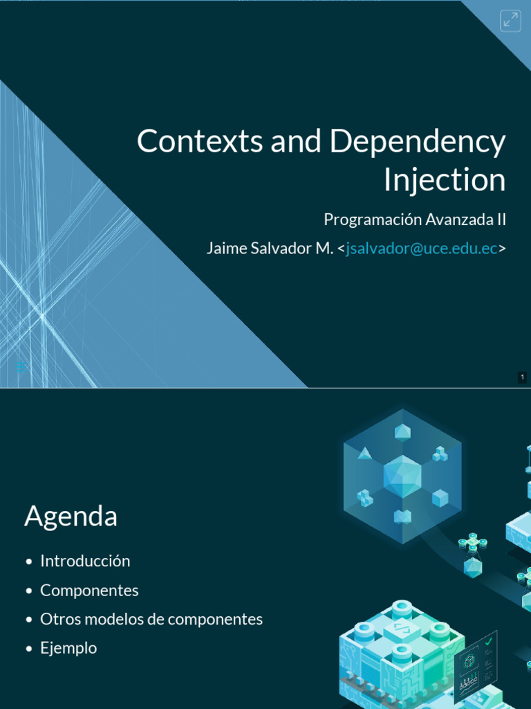 Introducción a Contextos e Inyección CDI | PDF | Ciencias de la ...