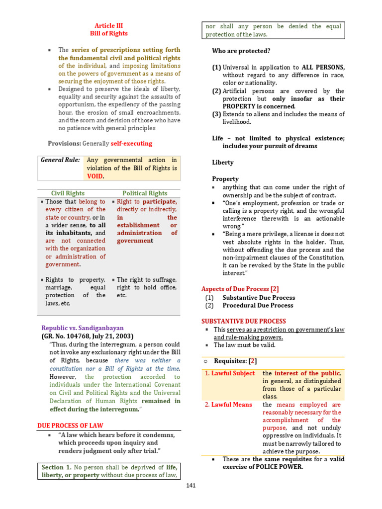 Understanding the Bill of Rights | PDF | Search Warrant | Search And ...