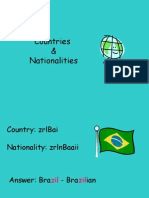 Countries & Nationalities