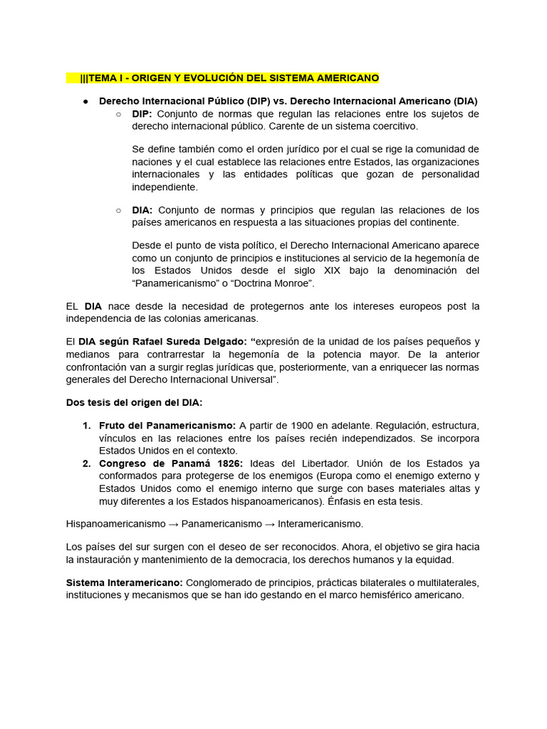 Guía Parcial I - DIP III | PDF | Bolivia | Cuba