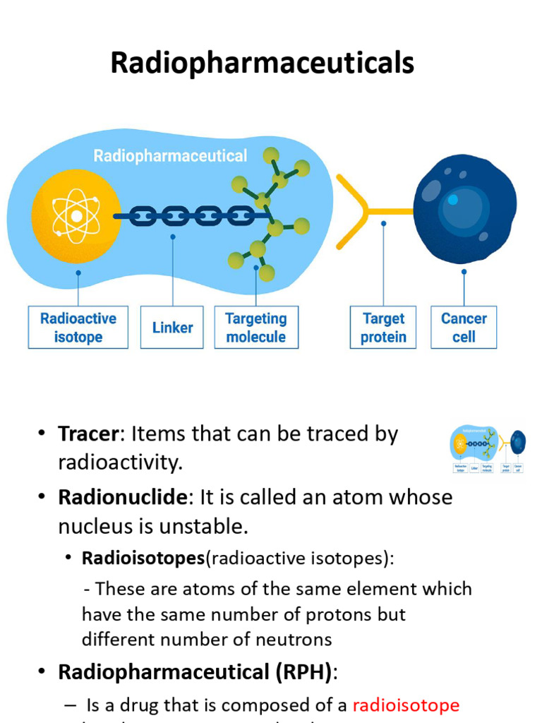 Overview of Radiopharmaceuticals in Medicine | PDF | Radionuclide ...