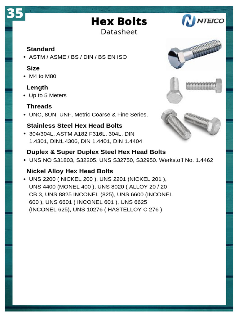 Bolts Approved | PDF