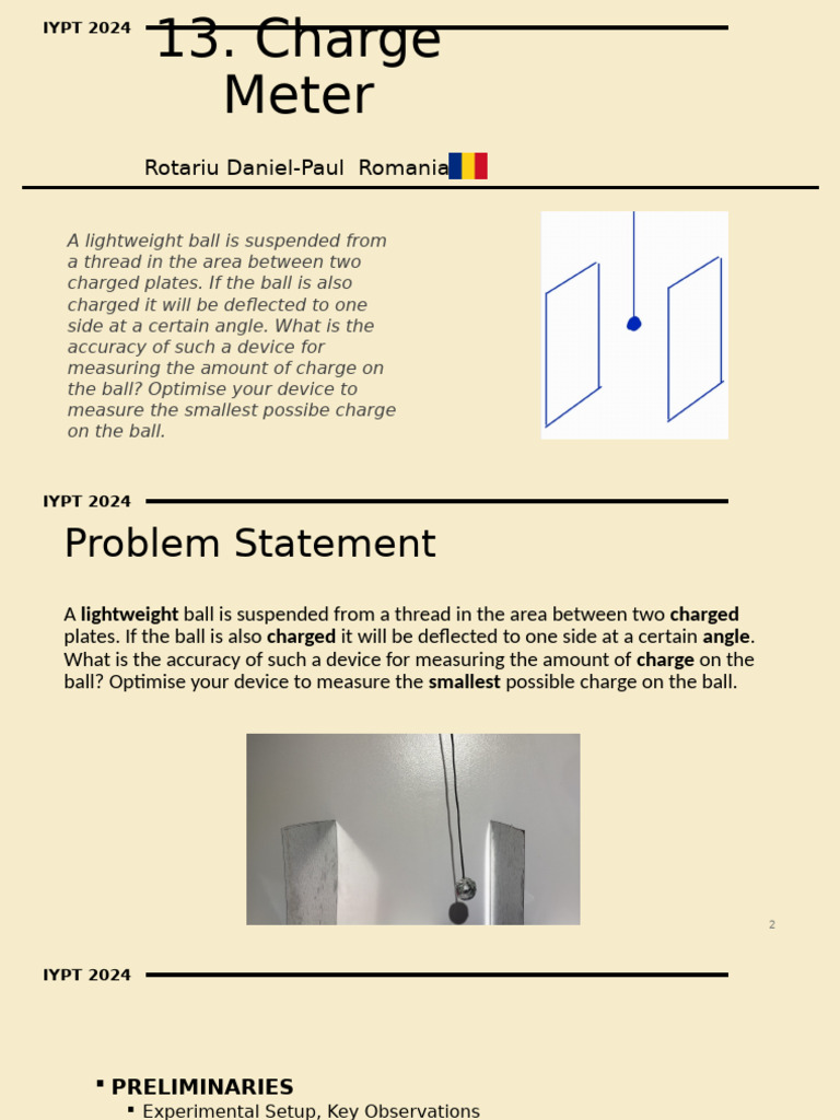 Charge Measurement Device Optimization | PDF | Force | Dielectric