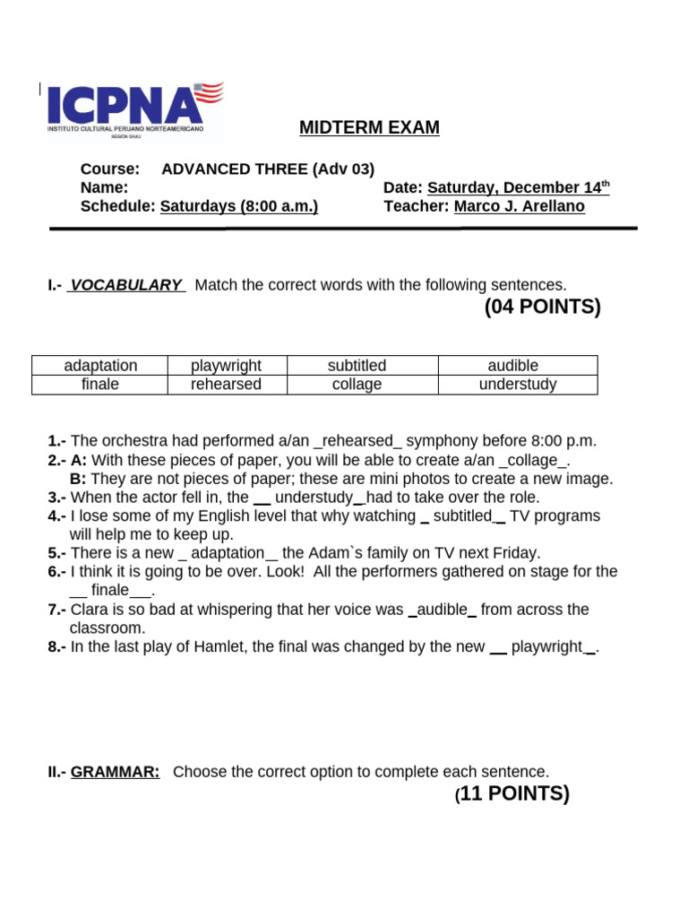 Advanced Three Midterm Exam Guide | PDF | Chess | Chess Theory
