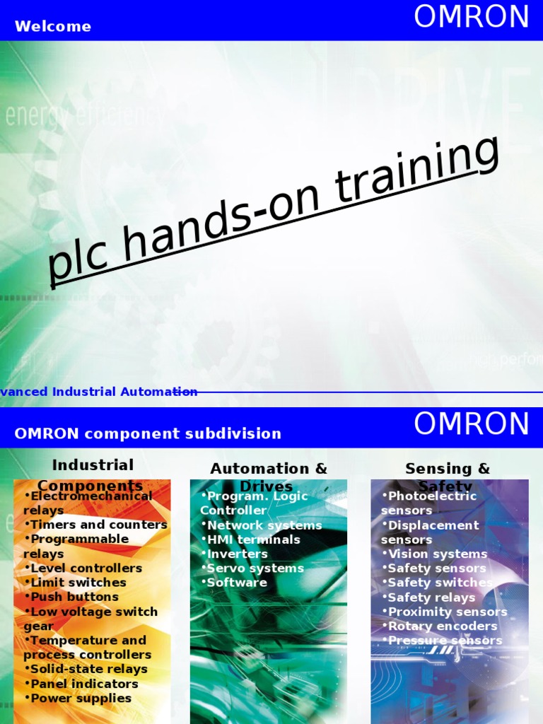Omron PLC Training Overview | PDF | Programmable Logic Controller ...