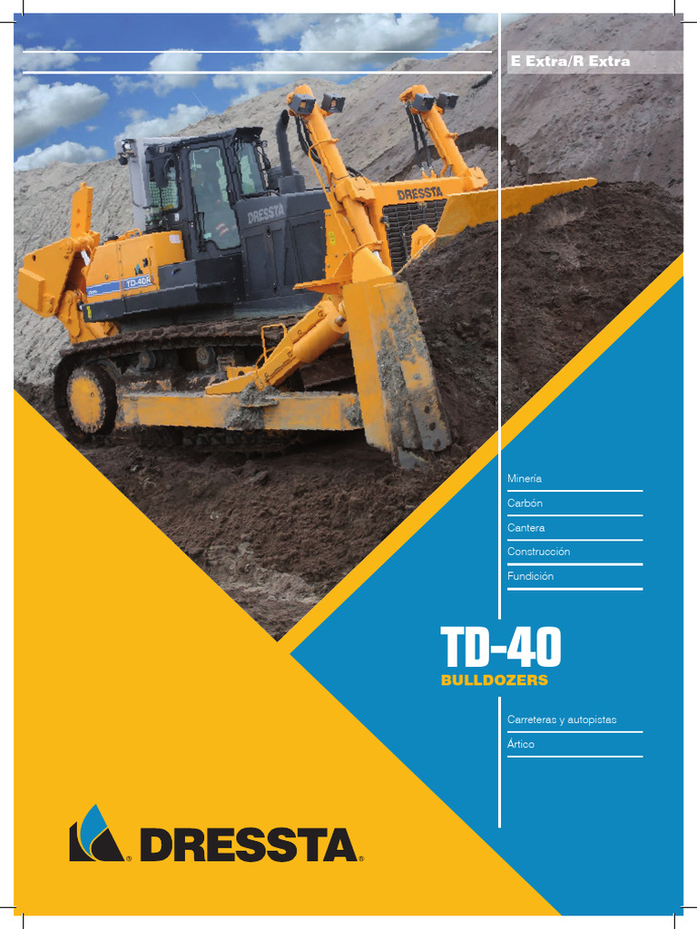 Dressta TD 40 Esp Small | PDF | Direccion | Minería