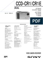 SONY CCD-CR1 CCD-CR1E SvcMnls