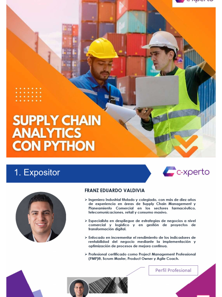 Curso de Supply Chain Analytics con Python | PDF | Logística | Cadena ...