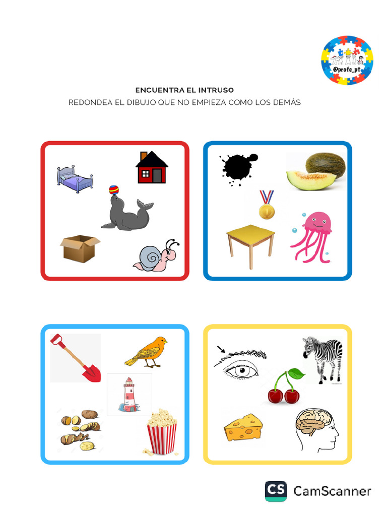 Cuaderno Variado de Actividades de Conciencia Fonológica 1 10 2 MAY | PDF
