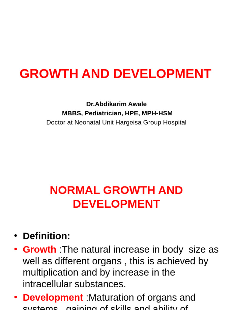 Understanding Growth and Development | PDF | Fetus | Prenatal Development