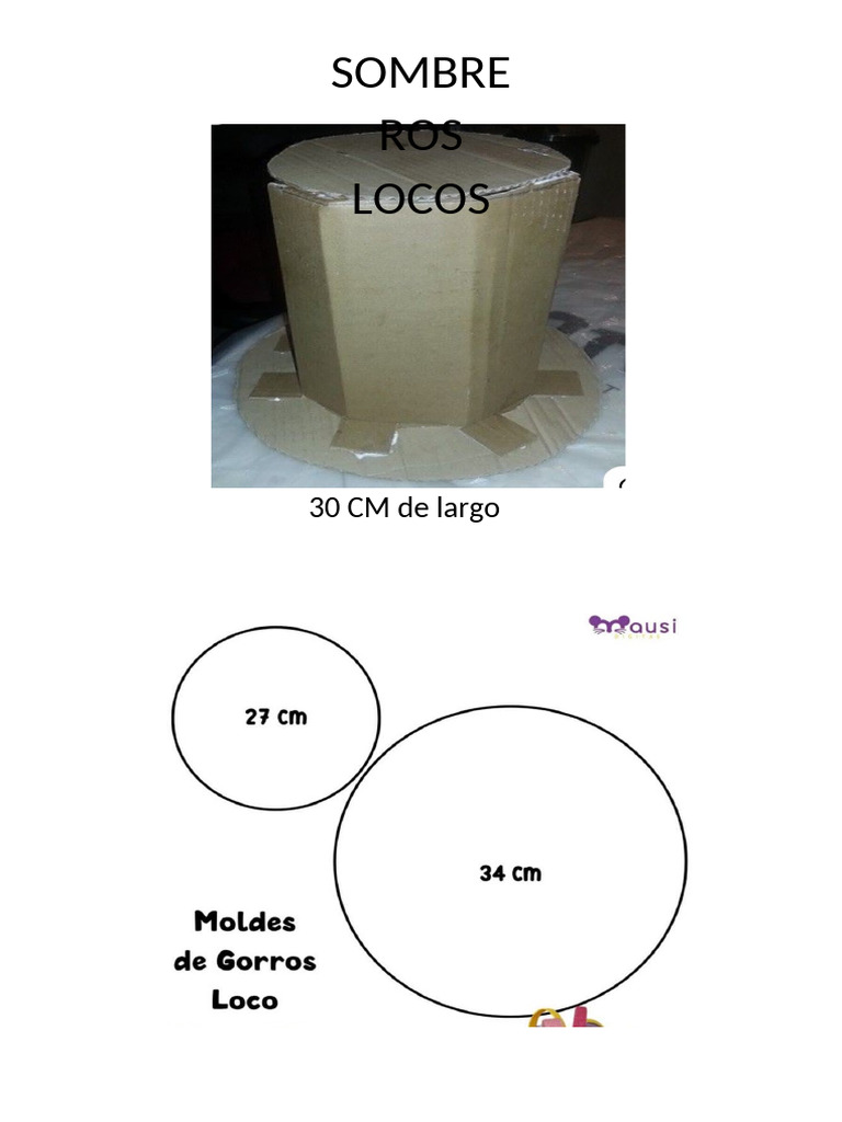 Modelo de Sombreros Locos | PDF