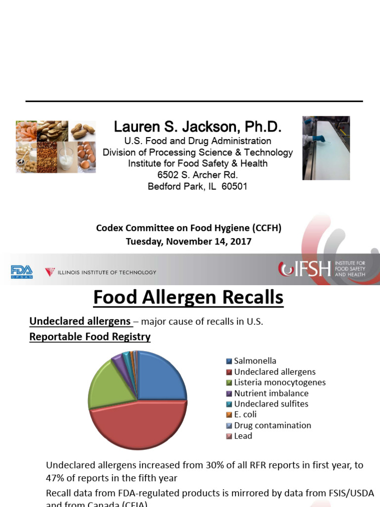 Fao-Who-Codexalimentarius Cleaning For Controlling Allergens CCFH.2017 ...