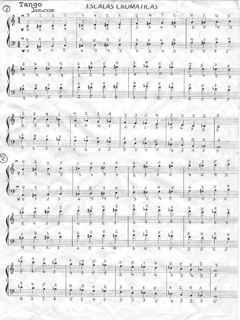 Chromatic Scale | PDF