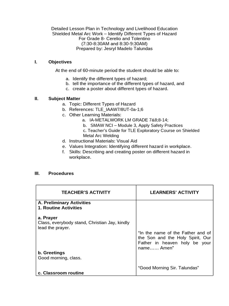 Four Types of Workplace Hazards | PDF | Hazards | Occupational Safety ...