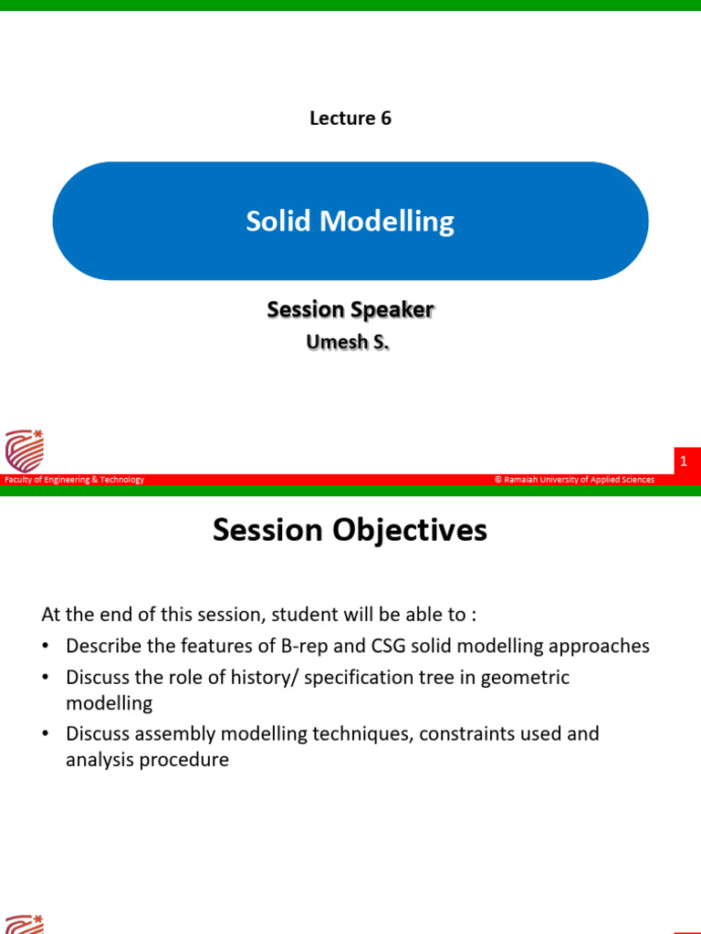 Solid Modeling Techniques Overview | PDF | Geometry | Mathematics