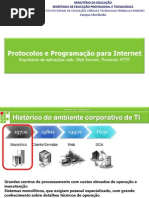 Arquitetura de aplicações web. Web Servers. Protocolo HTTP
