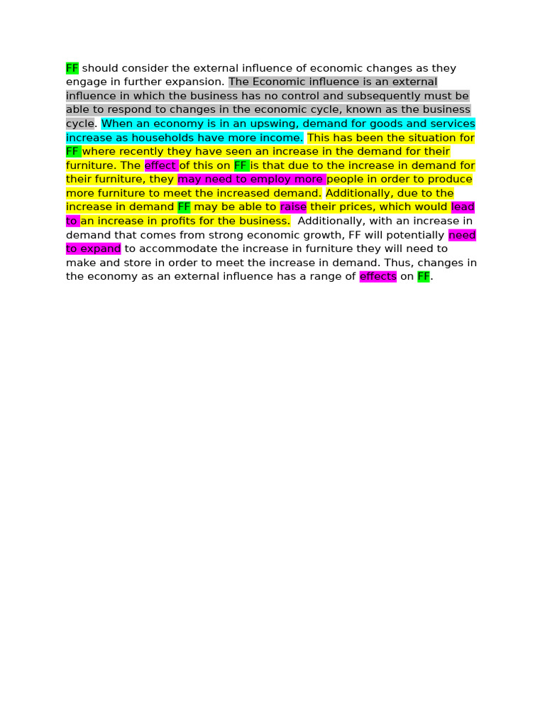 External Influence - FF Paragraph | PDF